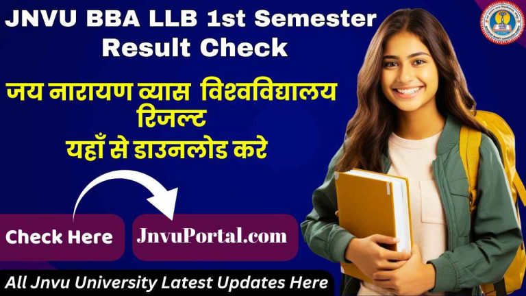 JNVU BBA 1st semester result