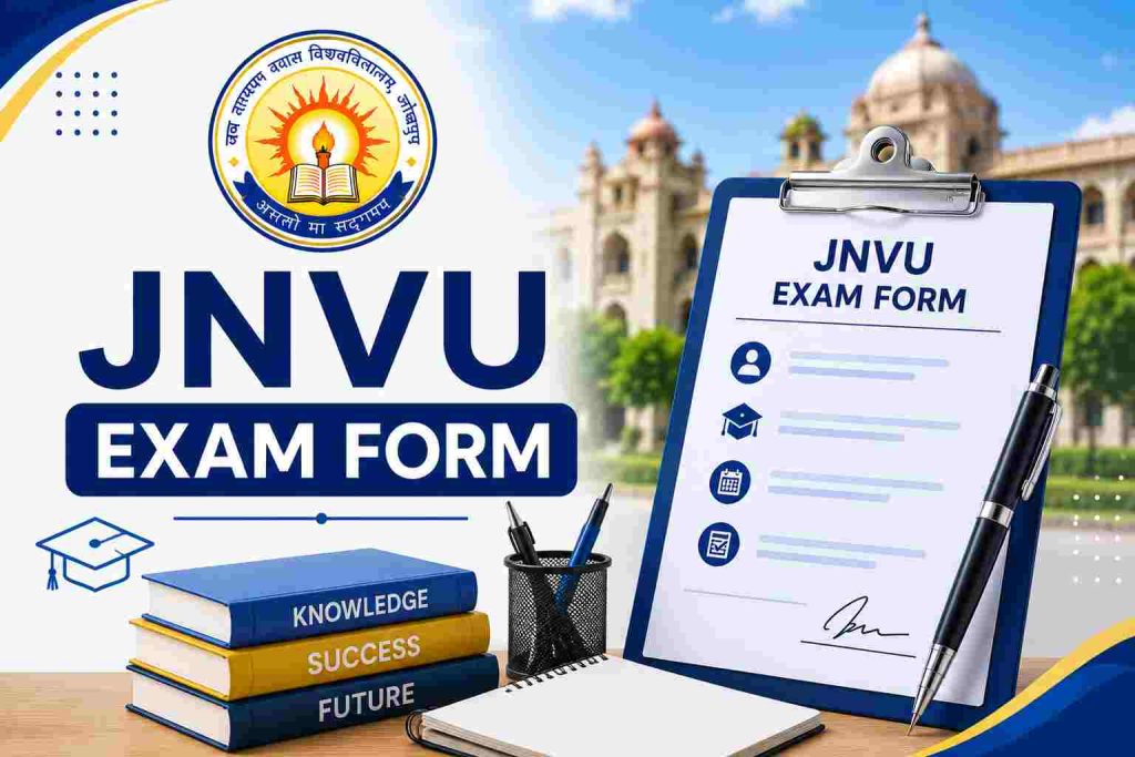 JNVU Exam Form 2026